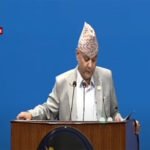 NC Chief Whip Shyam Kumar Ghimire speaking in Parliament on foreign aid dependency Nepal’s Parliament during the sixth Federal session Hydropower and tourism opportunities in Nepal