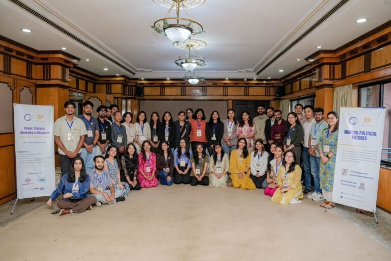 Group photo from youth political workshop in Kathmandu, June 2025, by Global Shapers and Karkhana Samuha.